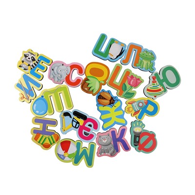 Развивающая игра «Азбука деревянная в картинках» Baby Toys Wood