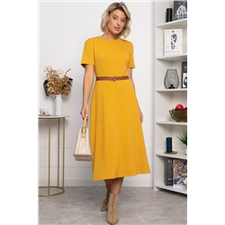 Платье трикотажное Парижанка (желтое) П14334-10М