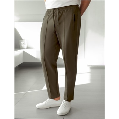 Брюки джоггеры на резинке из премиального футера двухнитки