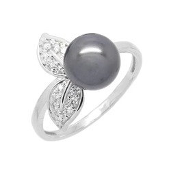 Кольцо из серебра жемчуг, К1331ч