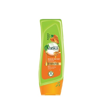 Vatika ALMOND AND HONEY Moisture Treatment Conditioner, Dabur (Ватика МИНДАЛЬ И МЕД Кондиционер УВЛАЖНЯЮЩИЙ для сухих, вьющихся и жестких волос, Дабур), 200 мл.