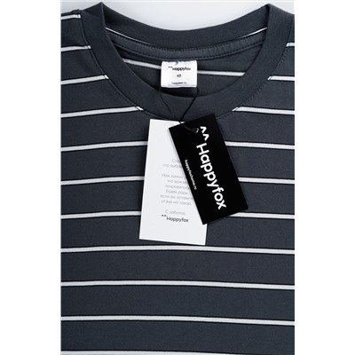 Мужская хлопковая футболка Happyfox
