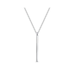 Колье из серебра без вставки, В10-1134