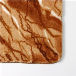 Коврик для дома SAVANNA «Мечта», 50×80 см, цвет бежевый, высота ворса 2 см