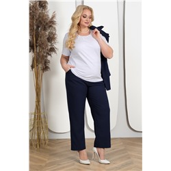 Ninele 7402 синий, Брюки,  Жакет,  Майка