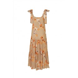 Elema 5К-10765-1-164 принт_бежевый, Платье