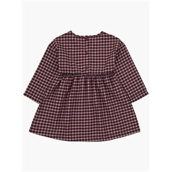 Платье UD 6820 син/бордо клетка