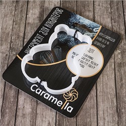 Вырубка для пряника "Мишка сидит" пластик, 10 см