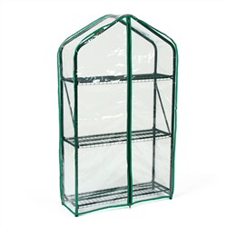Парник для рассады Green home 3 полки на подоконник 1,1*0,6*0.4м