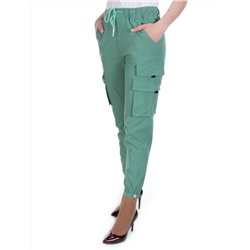 A655-8 GREEN Джоггеры женские Overlord Eagle (100% лён) размер W25