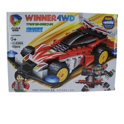 Конструктор Winner 4WD Cпортивная машина-трансформер 182дет. 29*21см / коробка 43004-4