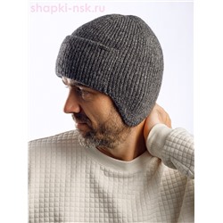 236 T Ушанка мужская флис (56-58)