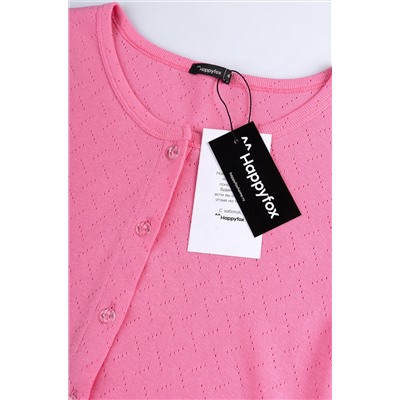 Женская пижама - тройка из ажурного хлопка Happyfox