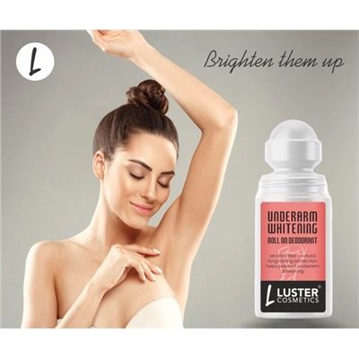 UNDERARM WHITENING Roll On Deodorant, Luster (ОТБЕЛИВАНИЕ ПОДМЫШЕК роликовый дезодорант, Ластер), 50 мл.