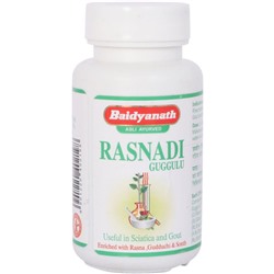 RASNADI Guggulu, Baidyanath (РАСНАДИ Гуггул, Байдьянатх), 80 таб. - СРОК ГОДНОСТИ ДО 31 ИЮЛЯ 2025 ГОДА