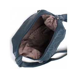 Сумка женская искусственная кожа Guecca-7012,  1отд+карм/перег,  плеч/ремень,  синий 235199