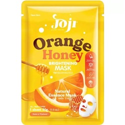 ORANGE HONEY Brightening Mask, Joji (АПЕЛЬСИН И МЁД тканевая маска для сияния кожи, Джоджи), 30 г. (1 шт.)