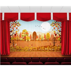 Занавес Осенний пейзаж 2
