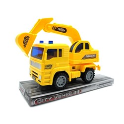 Экскаватор (инерцион.) 22*14см / коробка 661-015С