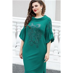 Vittoria Queen 16523 зеленый_бутылка, Платье