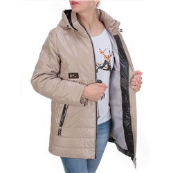 8250 BEIGE Куртка демисезонная женская BAOFANI (100 гр. синтепон) размер 50/52 российский