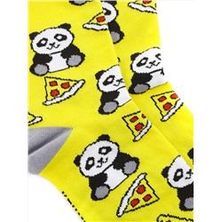 Носки р.35-40 "Wow" Панда vs Пицца