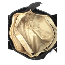 Сумка женская иск/кожа+нат/замша ADEL-251/1в (формат А 4),  1отдел+кар/перег,  черный 245778