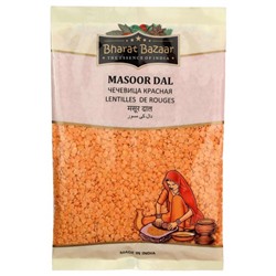 MASOOR DAL, Bharat Bazaar (ЧЕЧЕВИЦА КРАСНАЯ, Бхарат Базар), 500 г.