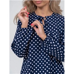 Платье женское Текс-Плюс, цвет синий белый