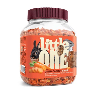 Корм Little One Лакомство для грызунов "Сушеная морковь", 200г 32050 АГ