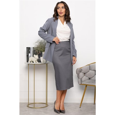 Юбка Эмма (темно-серая) Ю14166-25М