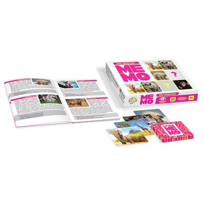 Игра МЕМО «Мир животных» (50 карточек)