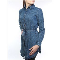 A62002 Рубашка джинсовая женская (100 % хлопок) размер S - 42-44 российский