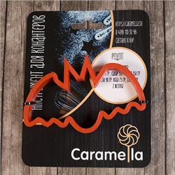 Вырубка для пряника  "Летучая мышь"  пластик, 11 см