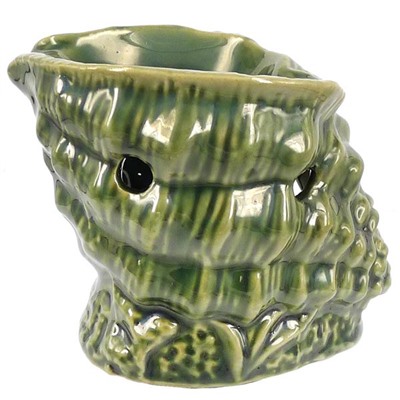 Аромалампа РАКУШКА N315-68 ЗЕЛЁНАЯ (керамика, 8 см.), 1 шт.