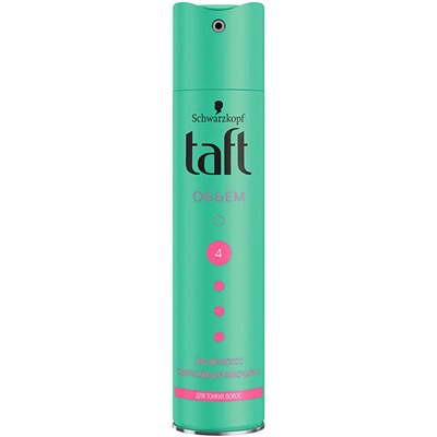 TAFT Senso-Touch Лак 225 Объем сверхсильн.фикс. д/тонких  (зел.) 4 АКЦИЯ! СКИДКА 30%