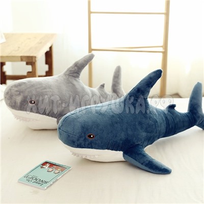 Мягкая игрушка АКУЛА 40 см, A40, A40-blue, A40-pink, A40-grey
