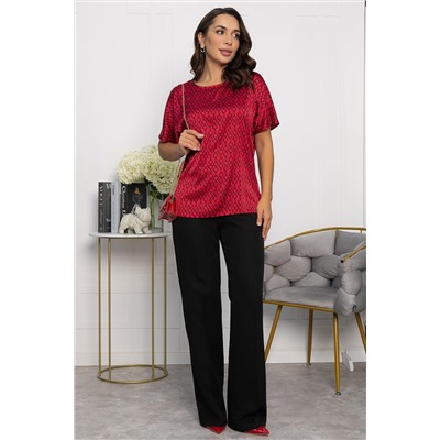 Блуза Морган (красная/цепи) Б14087-16М