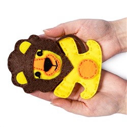 Мягкая игрушка из фетра «Львёнок» своими руками