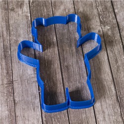 Вырубка для пряника "Мишка обнимашки" пластик, 11 см