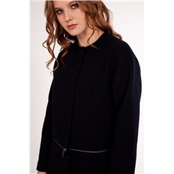 Оригинальное пальто-куртка из драпа