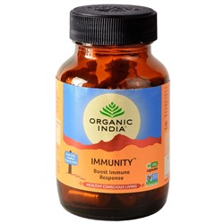 IMMUNITY Boost Immune Response, Organic India (ИММУНИТИ (ИММУНИТЕТ), повышение иммунитета, Органик Индия), 60 капс.