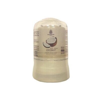 COCONUT 100% Natural Crystal Deodorant, Coco Blues (КОКОС, 100% натуральный алунитовый дезодорант, Коко Блю), 50 г.