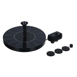 INBLOOM Фонтан на солнечной батарее d16cм 7V/1.4W, DC 7V/150MA, 160л/час