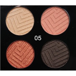 Тени O.TWO.O 4 Colours Eyeshadow арт.6053