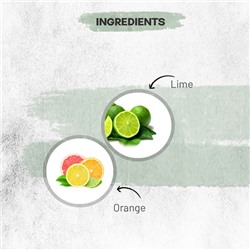 CITRUS ORANGE Face Wash, Luster (ЦИТРУС АПЕЛЬСИН травяной гель для умывания без сульфатов и парабенов С ЭФИРНЫМ МАСЛОМ ЛАЙМА, Ластер), 110 мл.