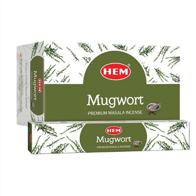 Premium Masala Incense MUGWORT, Hem (Благовония масала премиум ПОЛЫНЬ, Хем), уп. 15 г.