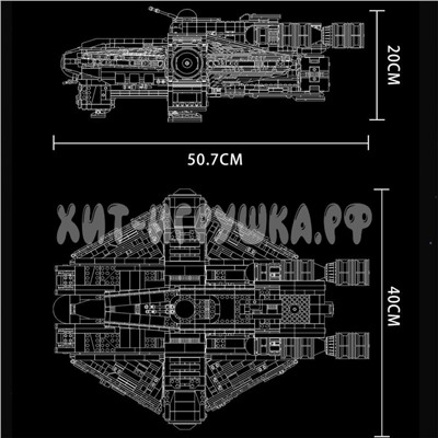 Конструктор Звездные воины 4577 дет. K110, K110
