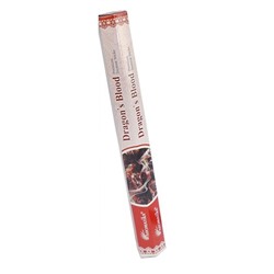 Premium Incense Sticks DRAGON'S BLOOD, Aromatika (Премиум ароматические палочки КРОВЬ ДРАКОНА, Ароматика), шестигранник, 20 г.