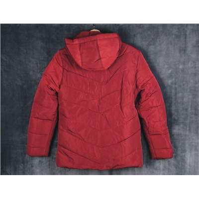 Пуховик Adidas burgundy